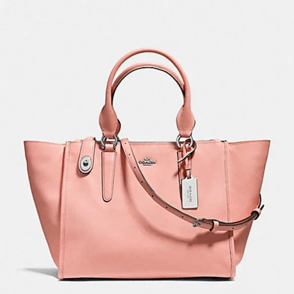 Coach Bags Coach Crosby Carryall In Bubblegum Pink Crossgrain Leather F33995 Poshmark